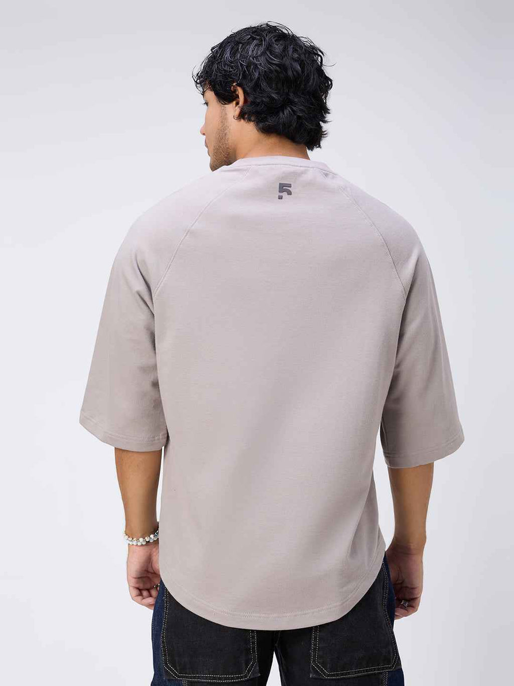 Unbothered Boxy Raglan Oversized Men's T-Shirt B5IVE