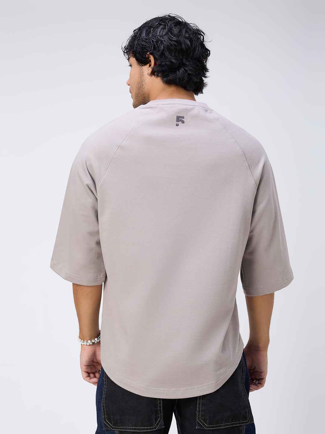 Unbothered Boxy Raglan Oversized Men's T-Shirt B5IVE
