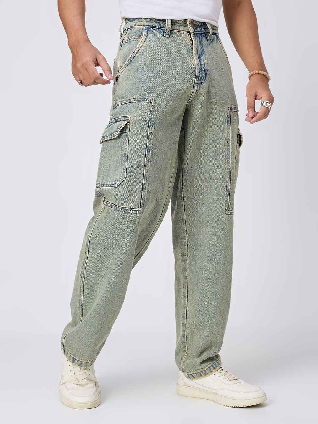 Men's Alchemist Wash Baggy Fit Jeans B5IVE