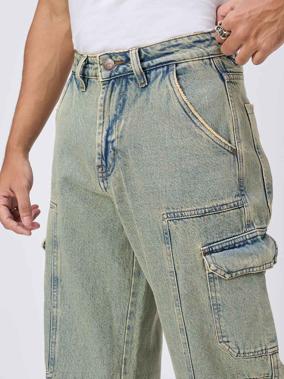 Men's Alchemist Wash Baggy Fit Jeans B5IVE