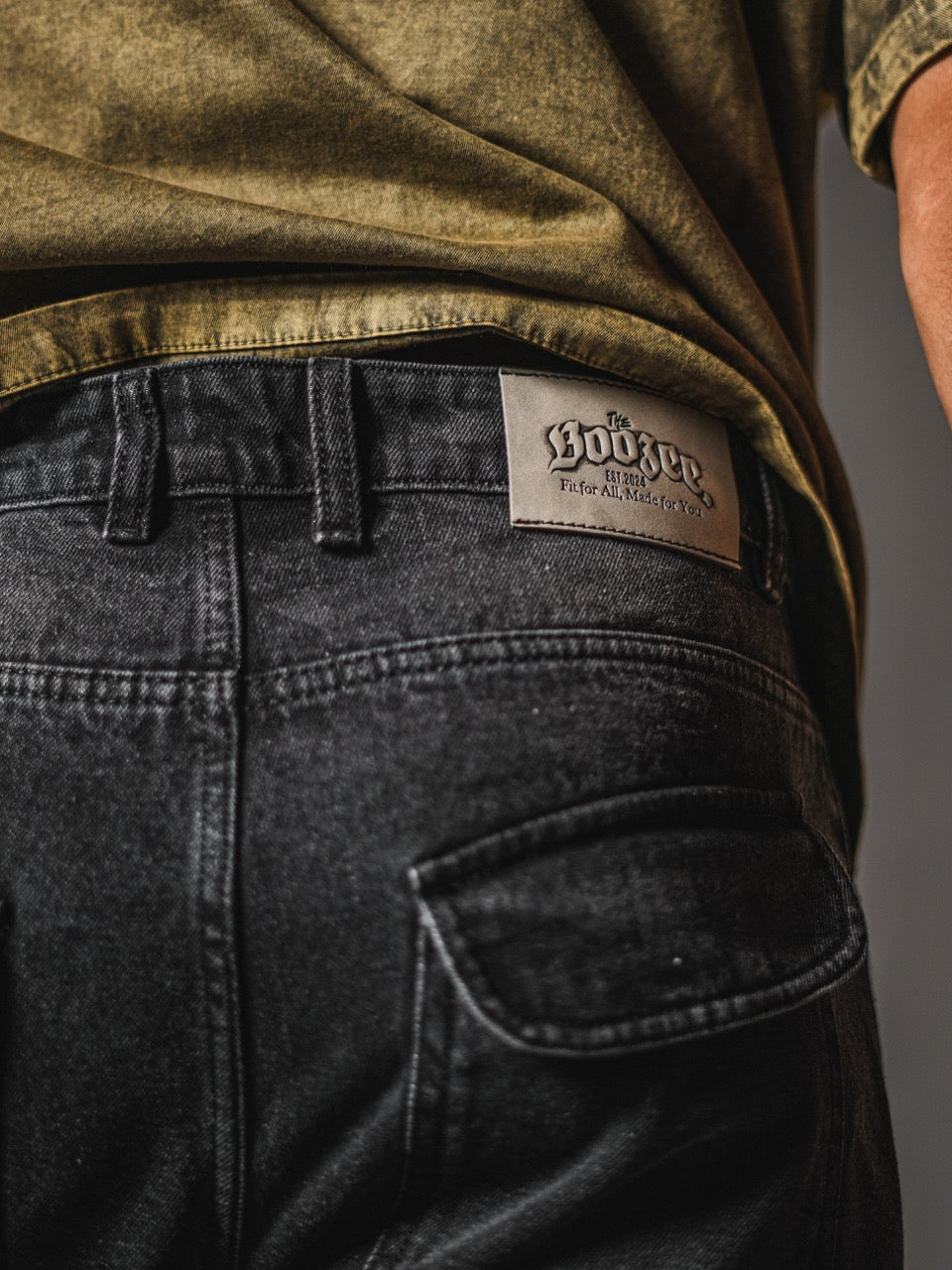 Loose Fit Jean With Knee Panel Detail