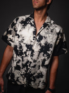 Black Nightflash Cotton Casual Shirt Boozee
