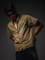 Brown Dust Theory Relaxed Fit Shirt Boozee