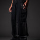 Rugged Black Baggy Denim