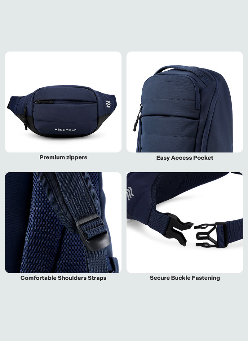 Float Backpack & Fanny Combo | Cobalt | Premium Backpack & Crossbody Bag