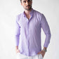 Ripple button up Lilac Shirt