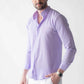 Ripple button up Lilac Shirt