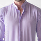 Ripple button up Lilac Shirt