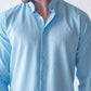 Ripple button up Ocean blue Shirt