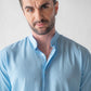 Ripple button up Ocean blue Shirt
