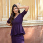 Solid Eggplant Co-ord set