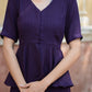 Solid Eggplant Co-ord set