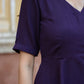 Solid Eggplant Co-ord set