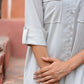 MOH The eternal dhaga – Ash grey midi shirt dress