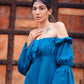MOH The eternal dhaga- Solid Summer Puffy B knot Dress