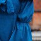 MOH The eternal dhaga- Solid Summer Puffy B knot Dress