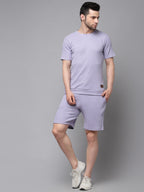 Casual Waffle Purple Co-Ord Set