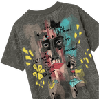 Soul Art Printed Grey T-Shirt FLYAF