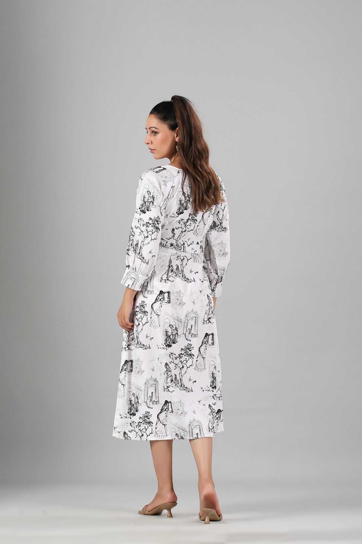Tales Of JAIPUR Midi Dress