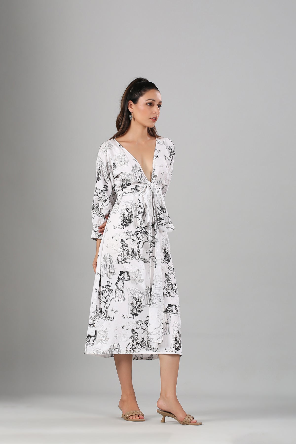 Tales Of JAIPUR Midi Dress