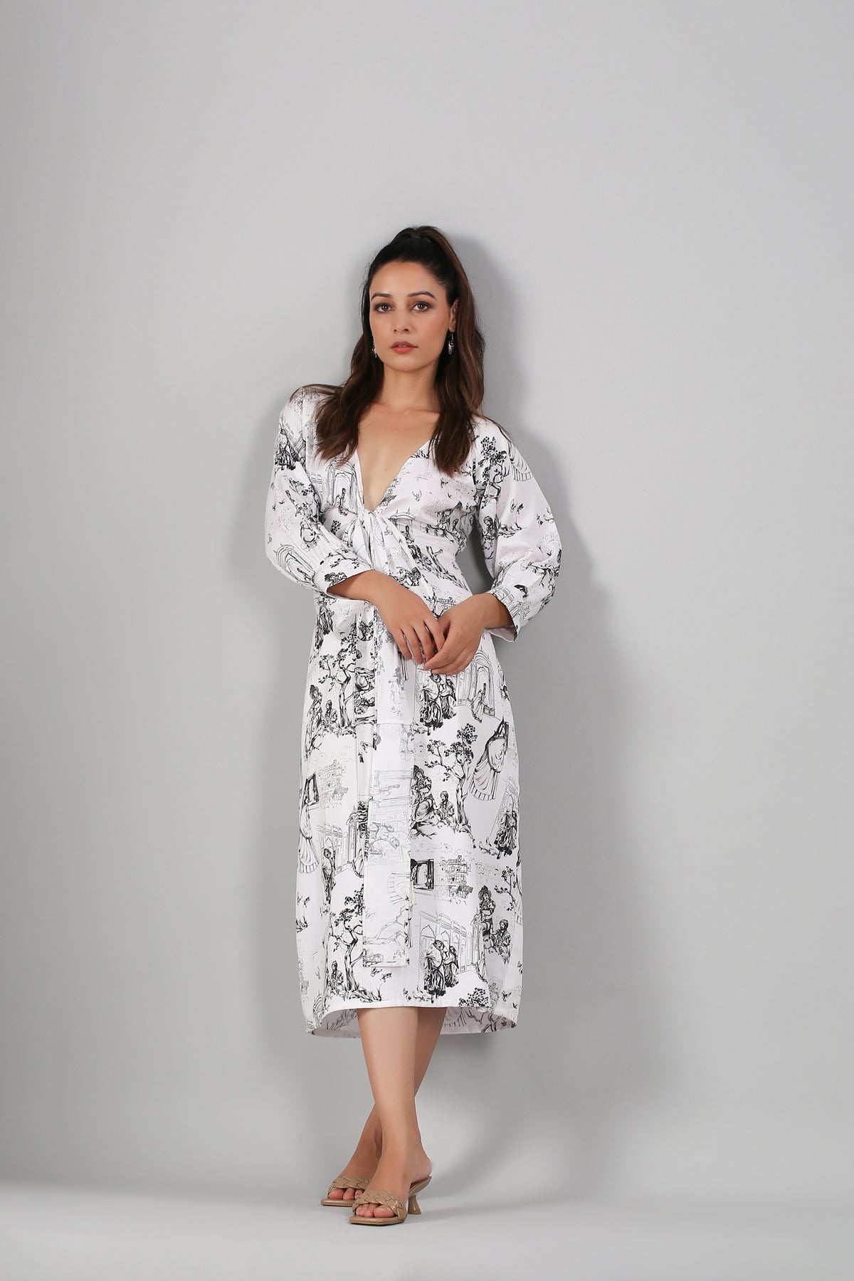 Tales Of JAIPUR Midi Dress