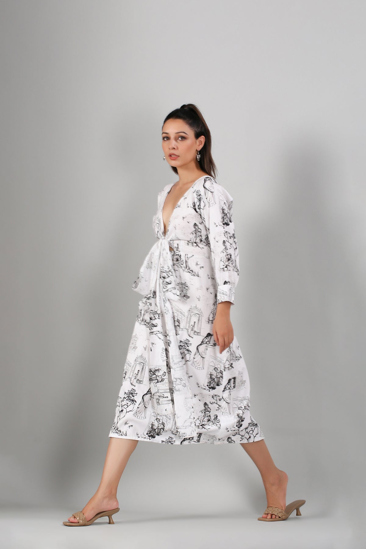 Tales Of JAIPUR Midi Dress