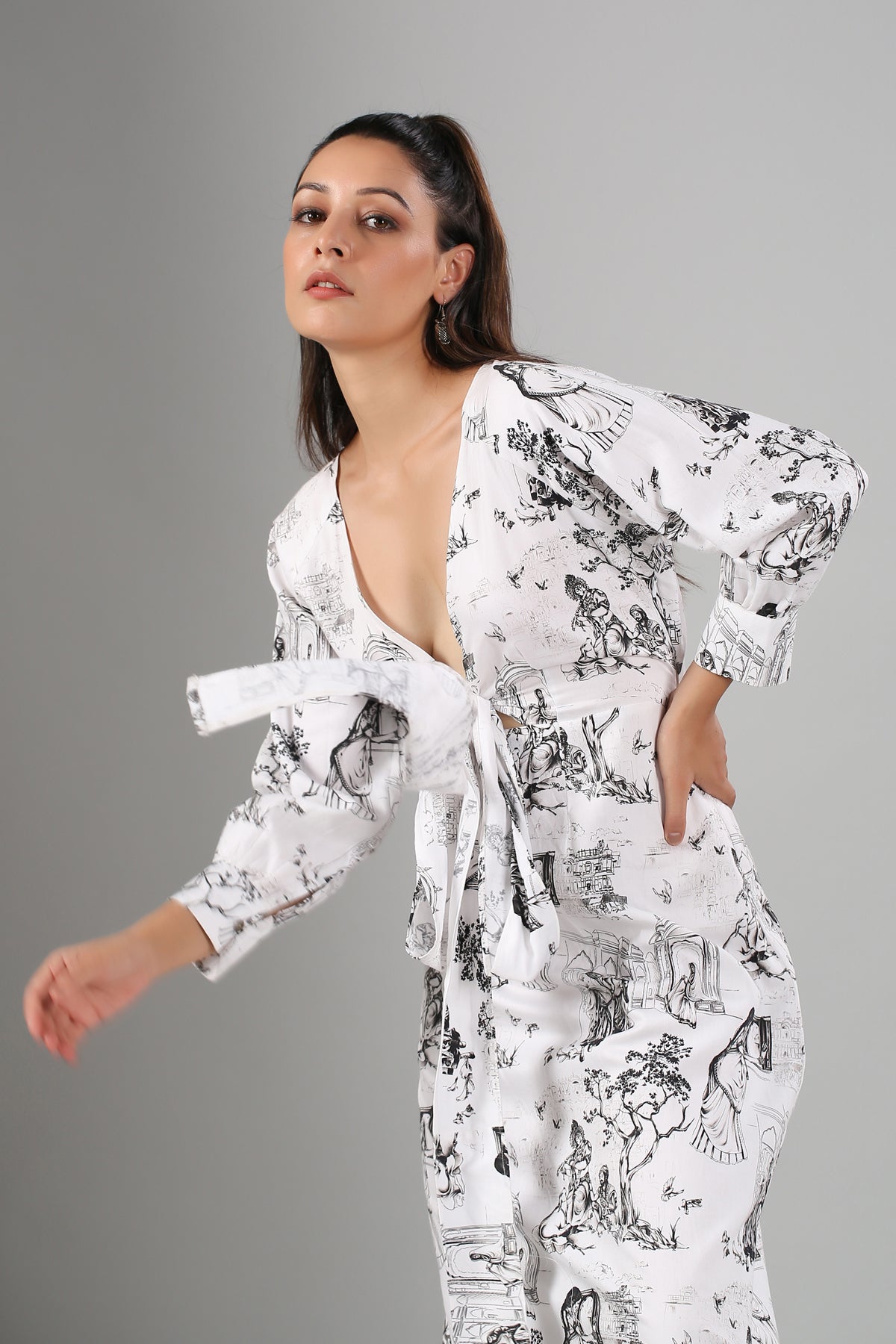 Tales Of JAIPUR Midi Dress