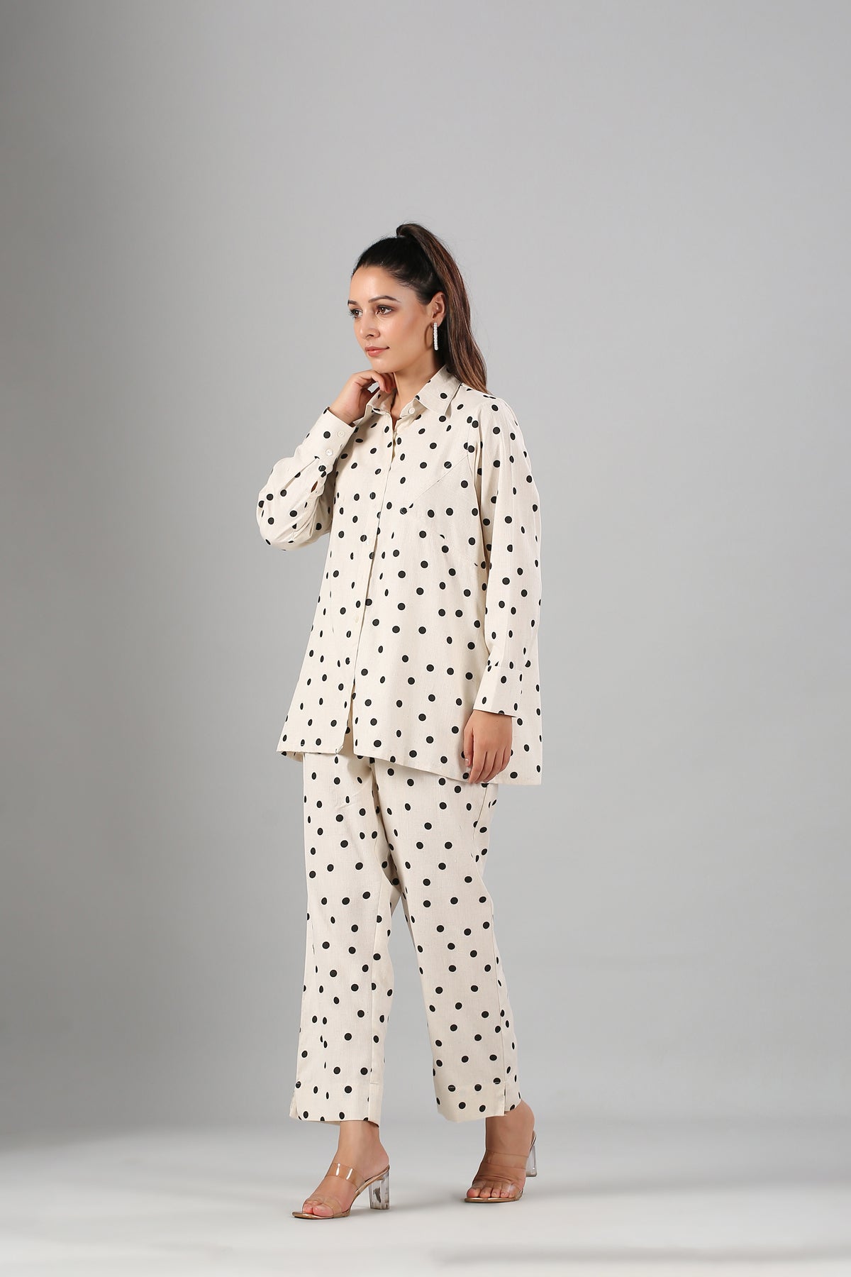 Stylish Polka Co Ord Set