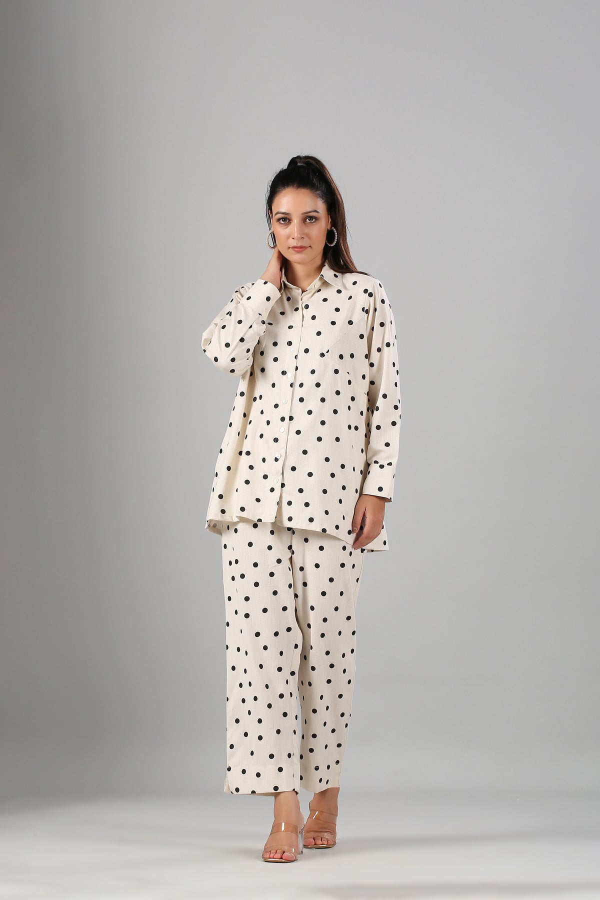 Stylish Polka Co Ord Set