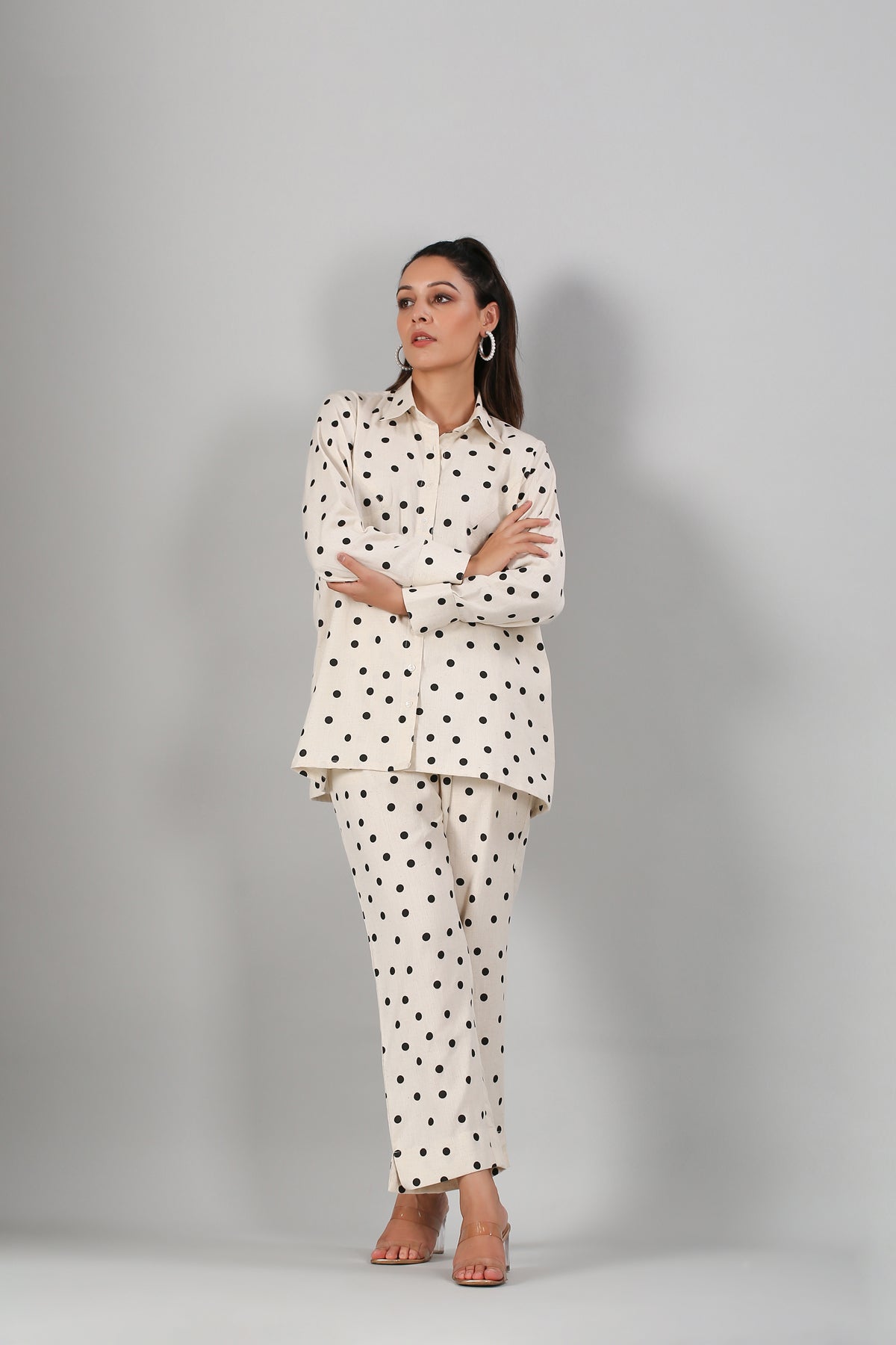 Stylish Polka Co Ord Set
