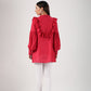Viva Magenta 2023 Ruffle Shirt
