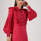 Viva Magenta 2023 Ruffle Shirt
