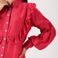 Viva Magenta 2023 Ruffle Shirt
