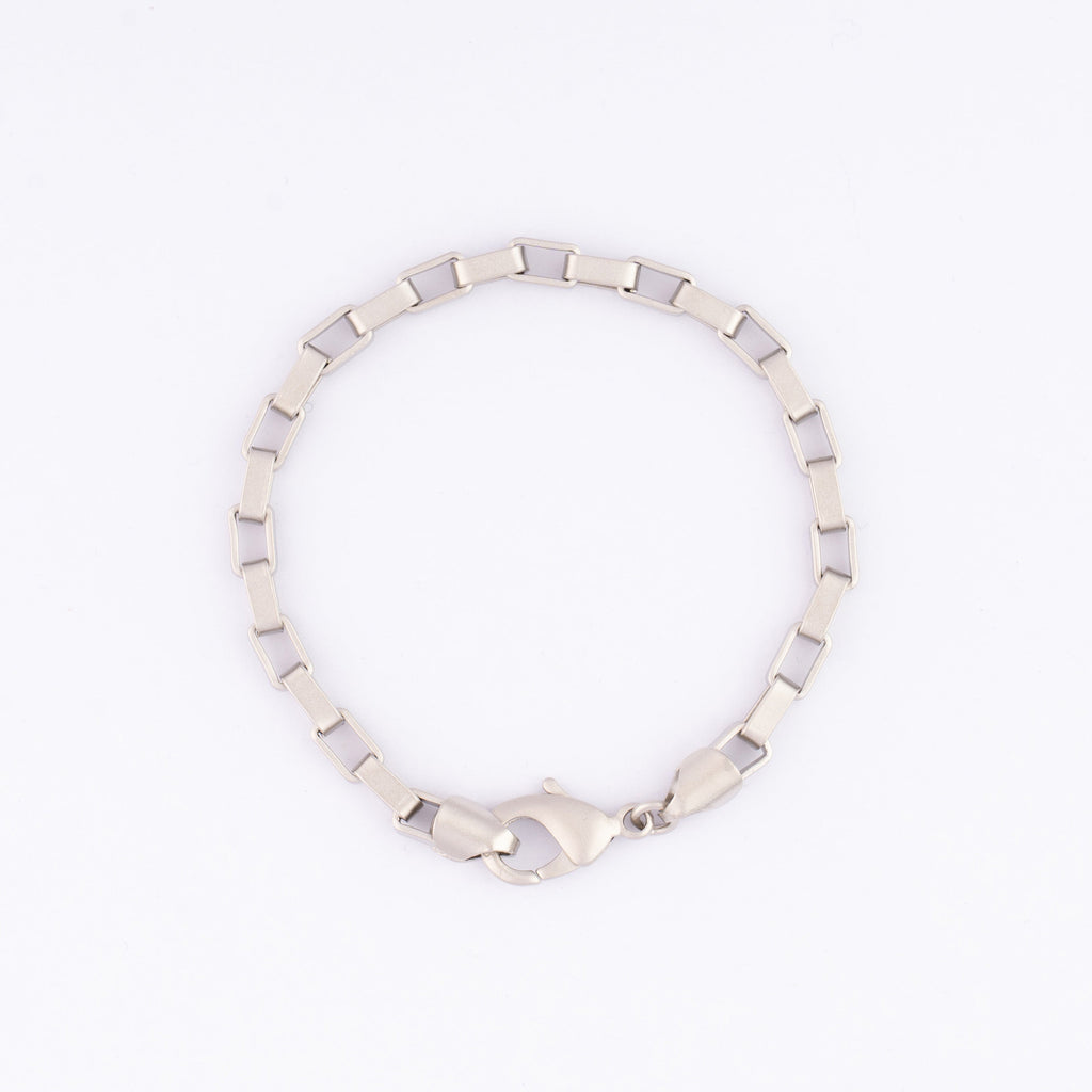 Brut - Chain Bracelet - Satin Silver Zach