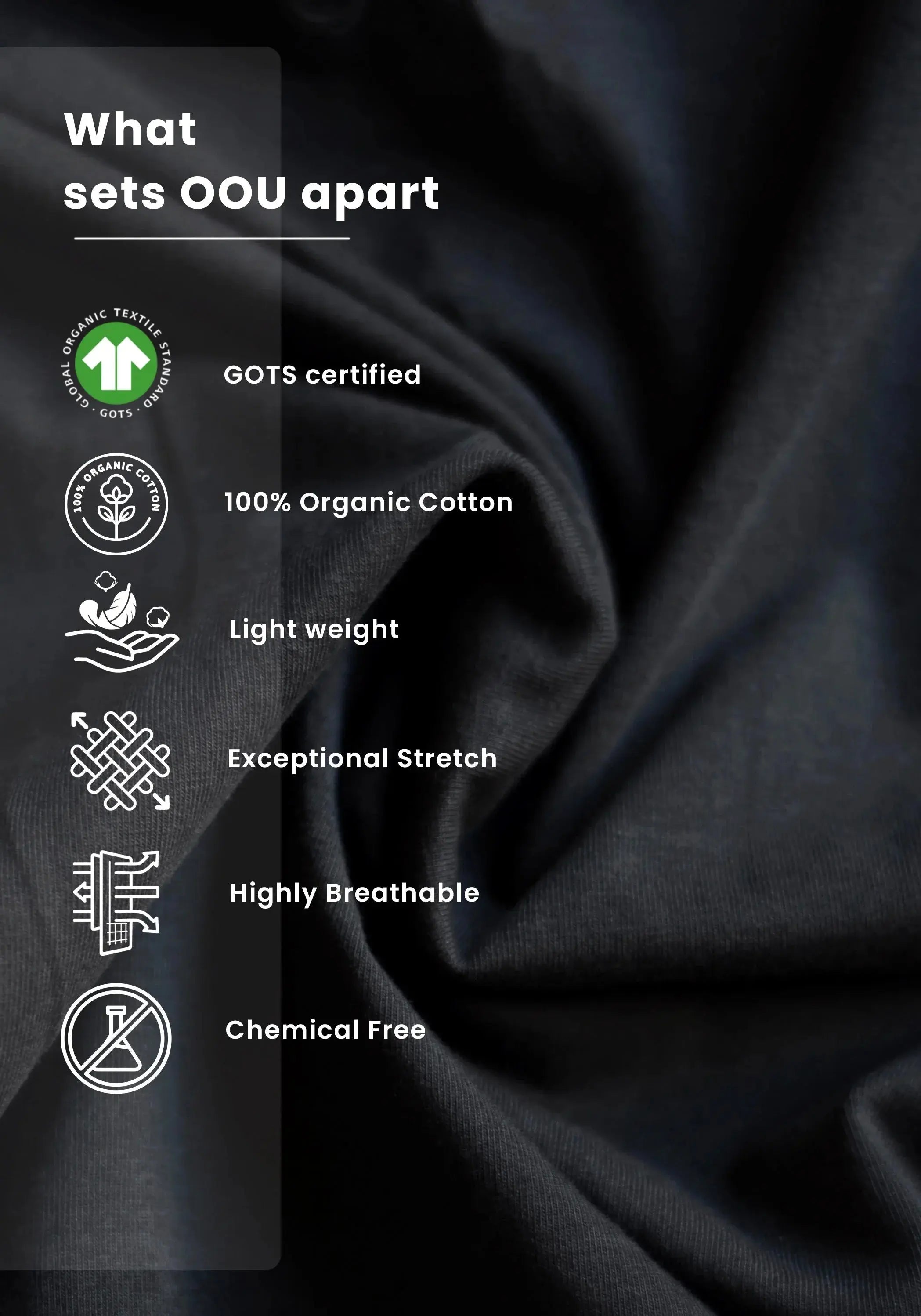 Detailed fabric close-up highlighting features of Stylera regular fit graphic motorcycle tee made of 100 percent organic cotton