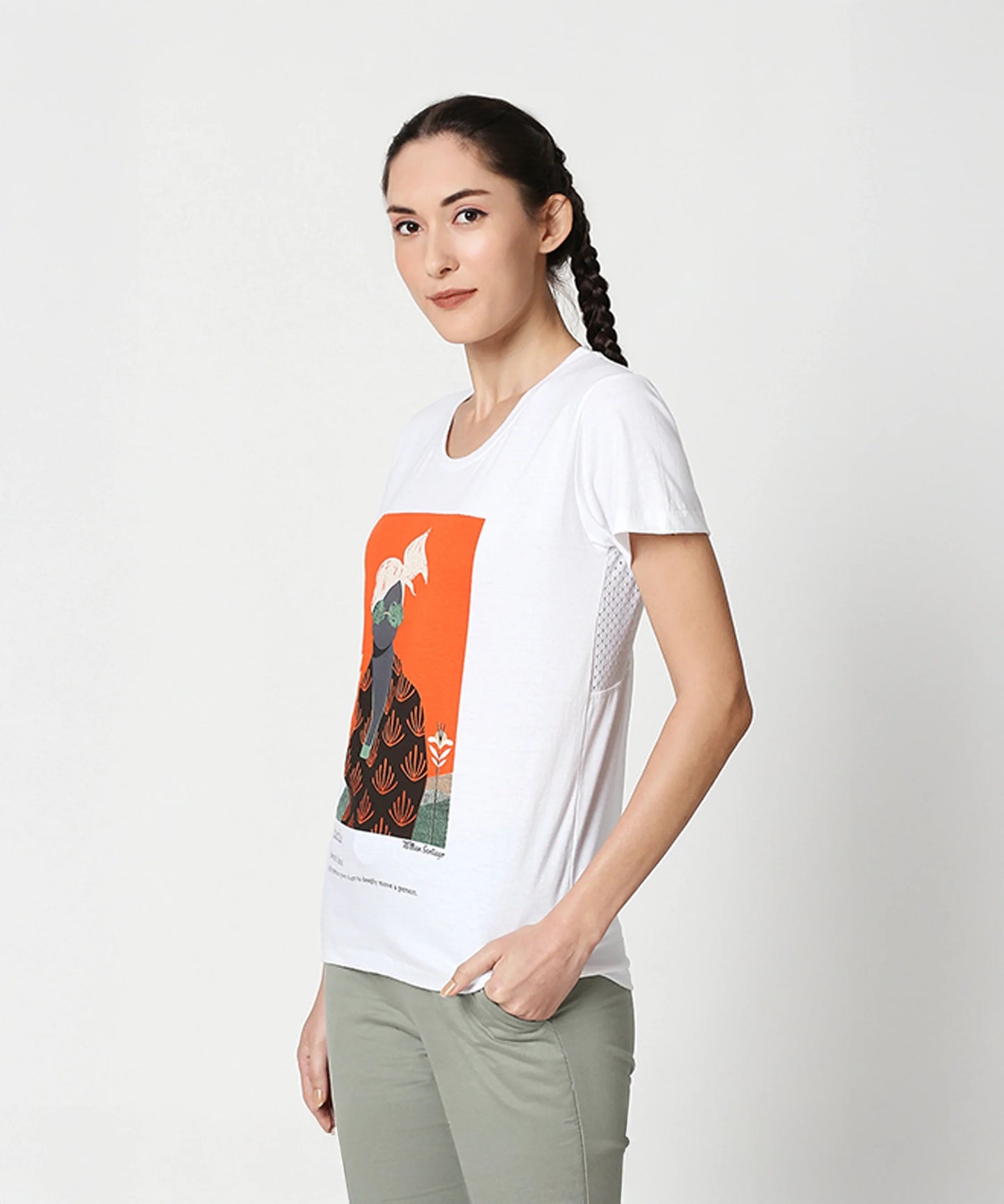Duende Printed cotton tee