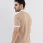 Textured Harmony Polo In Mocha
