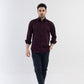 Solid Giza Satin Dark Wine
