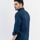 Solid Giza Satin Midnight Navy