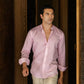 Pinstripe linen Coral reef Shirt