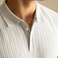 Jacquard Glacier Knit Polo