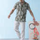 Coastline Hemp Cuban Shirt in Leafy Sage