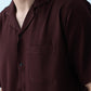 Ripple Cuban Collar Forest brown Shirt
