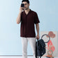 Ripple Cuban Collar Forest brown Shirt