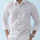 Conquest White Linen Blend Shirt