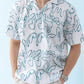 Blue Wave Cuban Collar Shirt