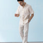 AirKnit Cuban Collar Shirt in Rose Beige