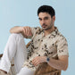 Coastline Hemp Cuban Shirt in Ivory Blossom