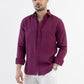 100% Linen Soft Touch Relaxed Fit Shirt in Mulberry Mist