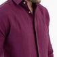 100% Linen Soft Touch Relaxed Fit Shirt in Mulberry Mist